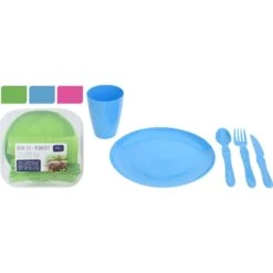 Merkloos Picknick Set 31 Delig Plastic 3 Assorti Kleuren -Tefal Winkel 101 0449 1 3