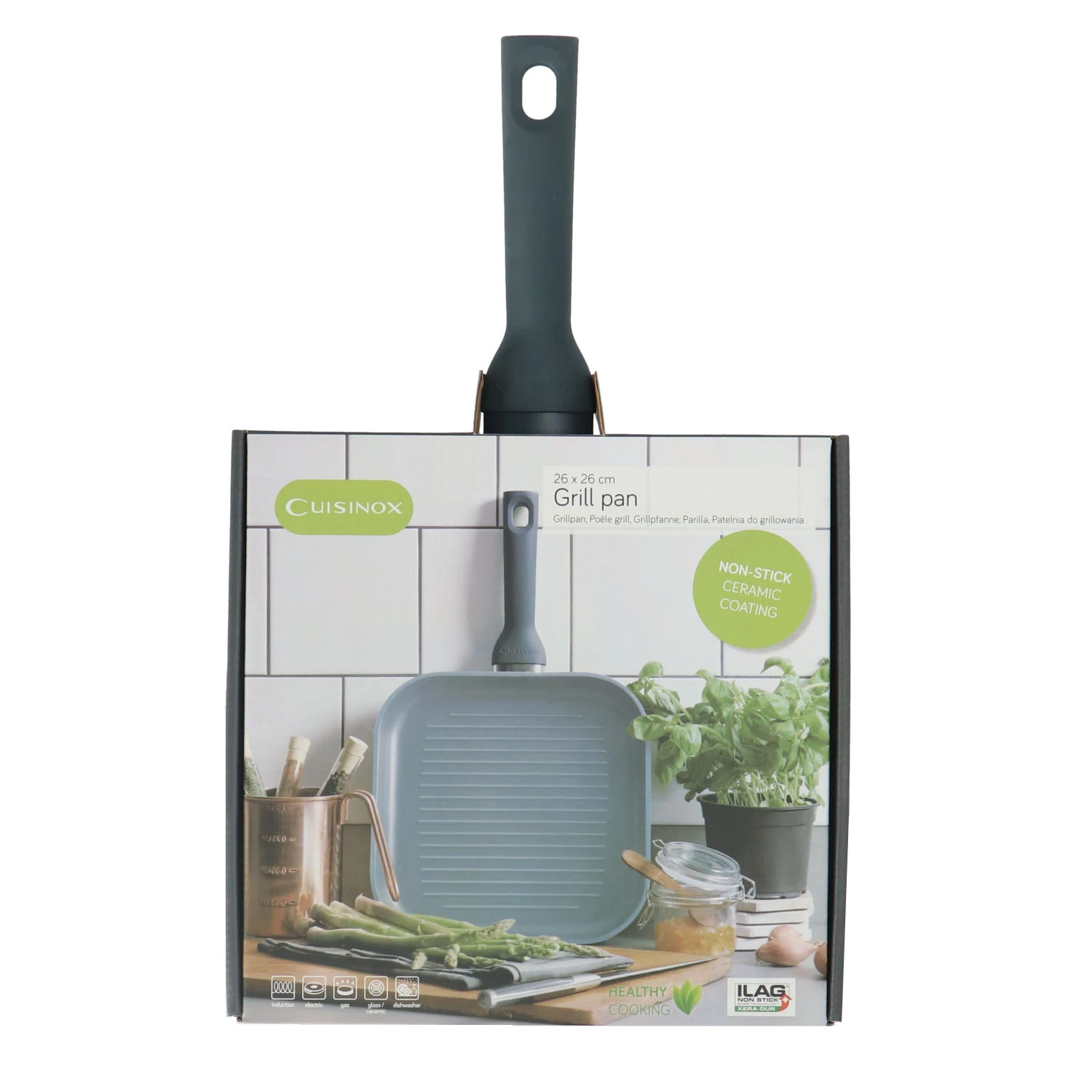 Cuisinox Grill Pan Denim 4 4 Cuisinox Grill Pan Denim 4 - Afbeelding 2