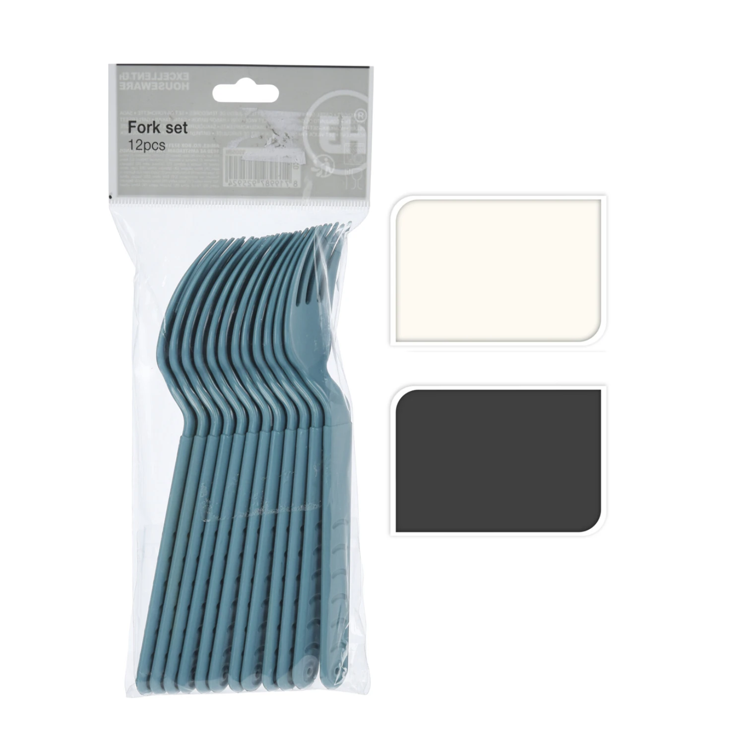 Excellent Houseware Vorkenset 18,5 Cm 12 Stuks 3 Excellent Houseware Vorkenset 18,5 Cm 12 Stuks
