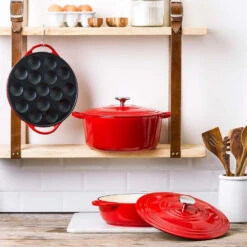 BK Bourgogne Braadpan Ø28 Cm Chili Red -Tefal Winkel 102 4571 3 1 1