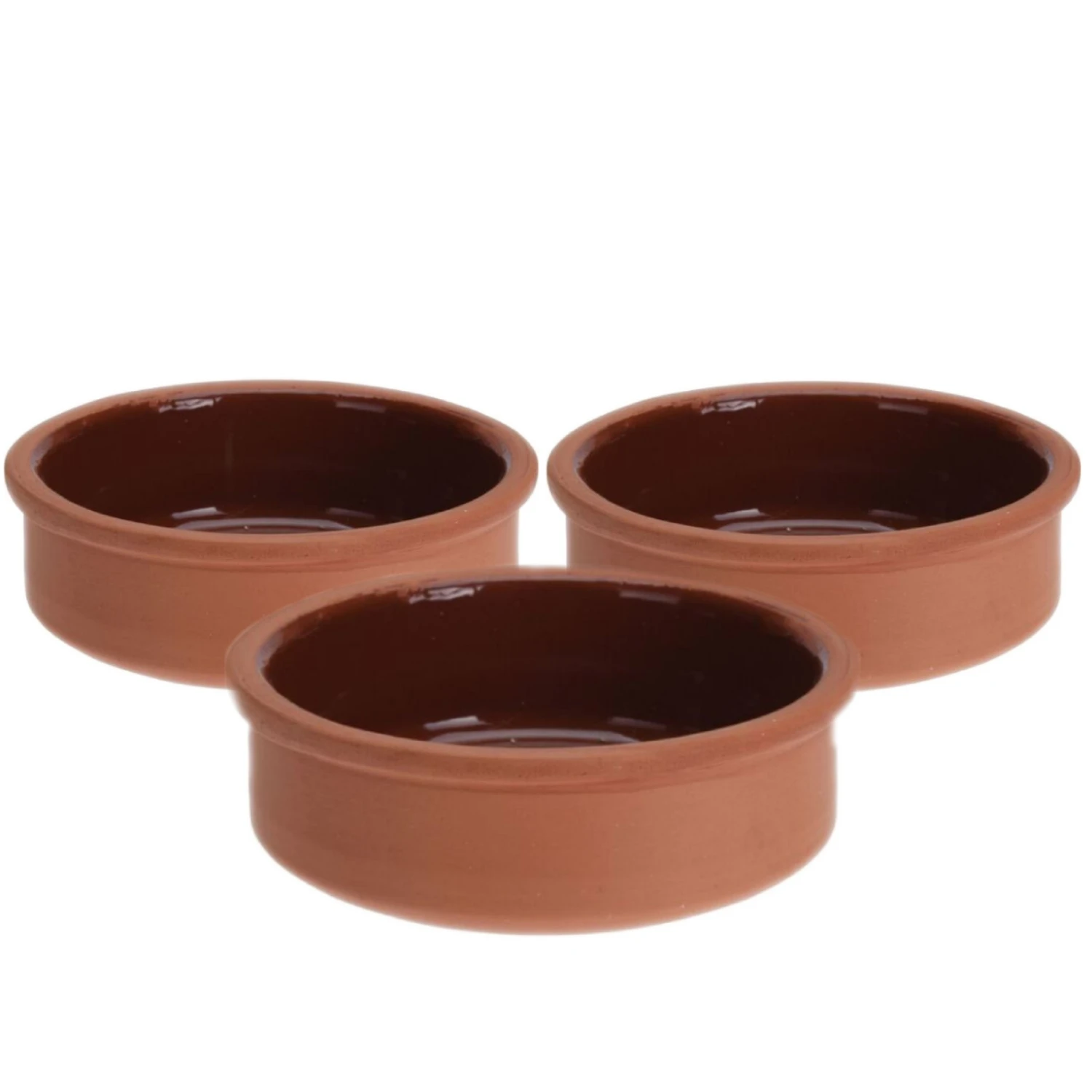 Excellent Houseware Tapasschalen Terracotta3 Stuks 3 Excellent Houseware Tapasschalen Terracotta3 Stuks