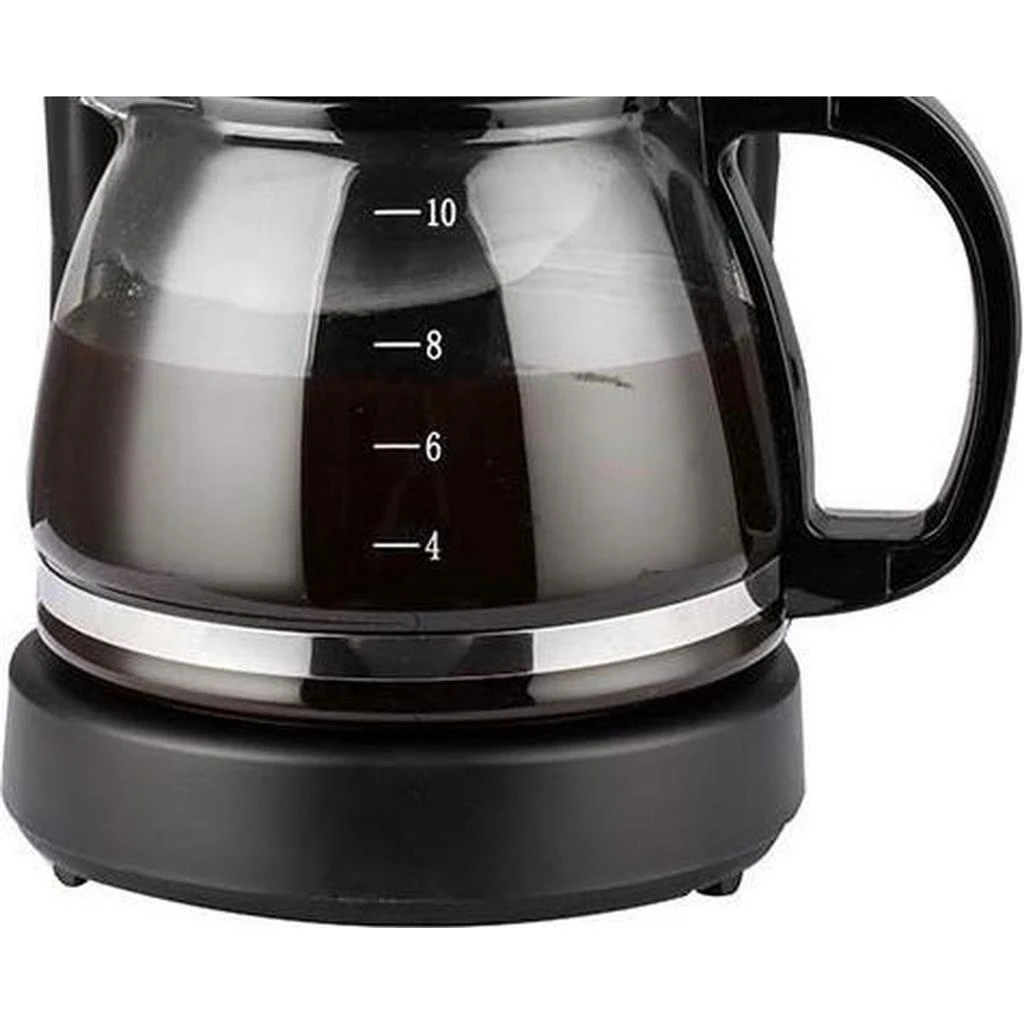 Koffiezetapparaat 1,25L Zwart 750W 4 Koffiezetapparaat 1,25L Zwart 750W - Afbeelding 2