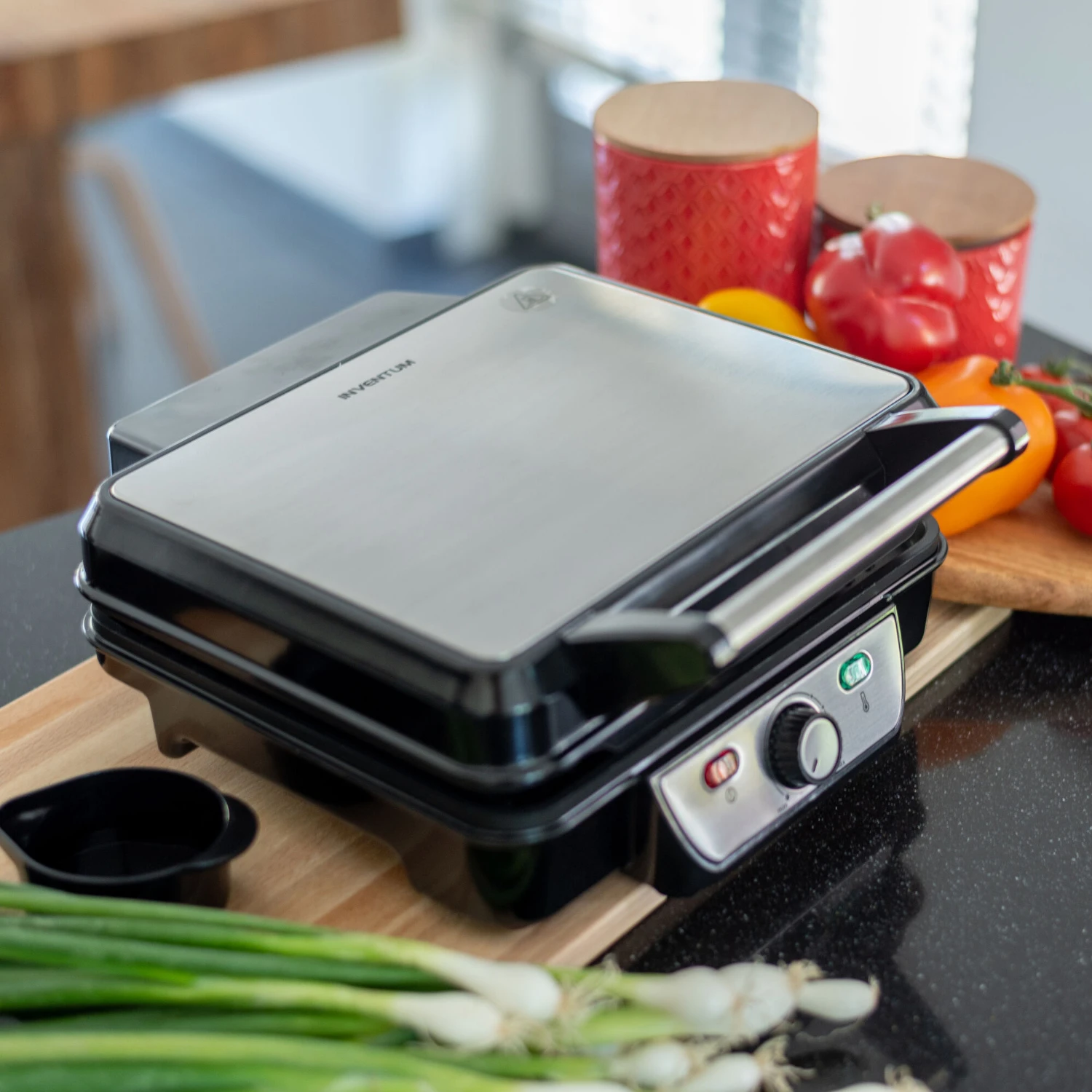 Inventum Contactgrill CG618 1800W Zwart 6 Inventum Contactgrill CG618 1800W Zwart - Afbeelding 4