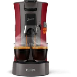 Philips Senseo Koffiepadapparaat CSA230/90 Select Rood/grijs -Tefal Winkel 212 2918 4 1