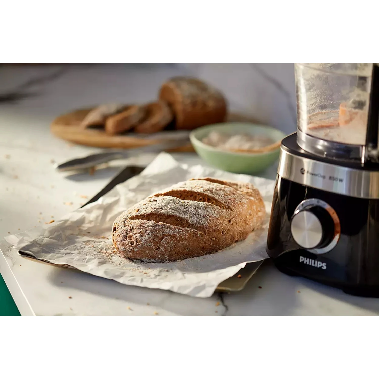 Philips Keukenmachine HR7530/10 Viva 850W Zwart/RVS 6 Philips Keukenmachine HR7530/10 Viva 850W Zwart/RVS - Afbeelding 4